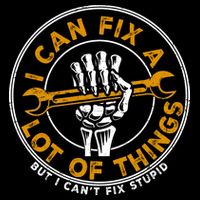 I Can Fix A Lot Of Things But I Can't Fix Stupid 16 in Basic Backpack