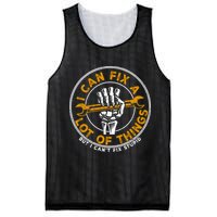 I Can Fix A Lot Of Things But I Can't Fix Stupid Mesh Reversible Basketball Jersey Tank