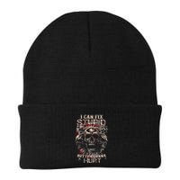 I Can Fix Stupid But Its Gonna Hurt Cool Skull Beanie