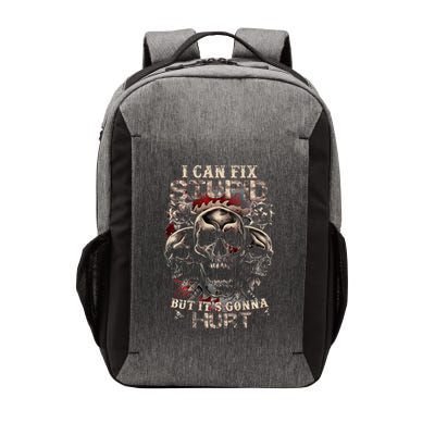 I Can Fix Stupid But Its Gonna Hurt Cool Skull Vector Backpack