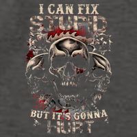 I Can Fix Stupid But Its Gonna Hurt Cool Skull Vector Backpack