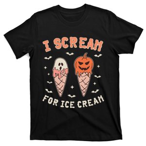 I Cream For Ice Cream Funny Trick Or Treat Halloween T-Shirt