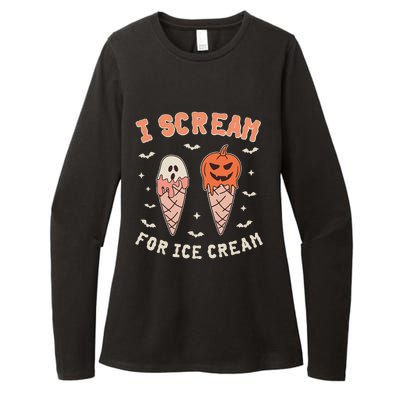 I Cream For Ice Cream Funny Trick Or Treat Halloween Womens CVC Long Sleeve Shirt