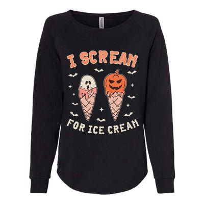 I Cream For Ice Cream Funny Trick Or Treat Halloween Womens California Wash Sweatshirt