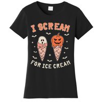 I Cream For Ice Cream Funny Trick Or Treat Halloween Women's T-Shirt