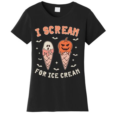 I Cream For Ice Cream Funny Trick Or Treat Halloween Women's T-Shirt