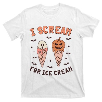 I Cream For Ice Cream Funny Trick Or Treat Halloween Party T-Shirt