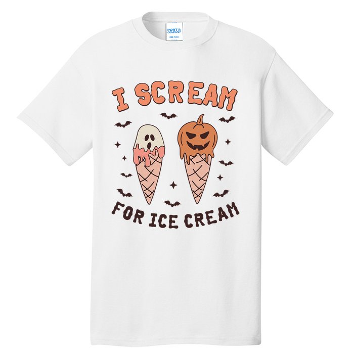 I Cream For Ice Cream Funny Trick Or Treat Halloween Party Tall T-Shirt