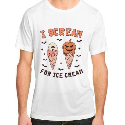 I Cream For Ice Cream Funny Trick Or Treat Halloween Party Adult ChromaSoft Performance T-Shirt