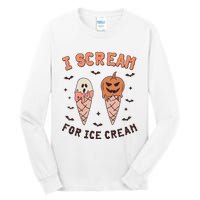 I Cream For Ice Cream Funny Trick Or Treat Halloween Party Tall Long Sleeve T-Shirt