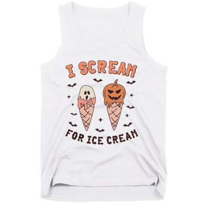 I Cream For Ice Cream Funny Trick Or Treat Halloween Party Tank Top