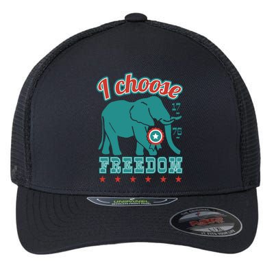 I Choose Freedom Republican Political Flexfit Unipanel Trucker Cap