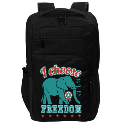 I Choose Freedom Republican Political Impact Tech Backpack