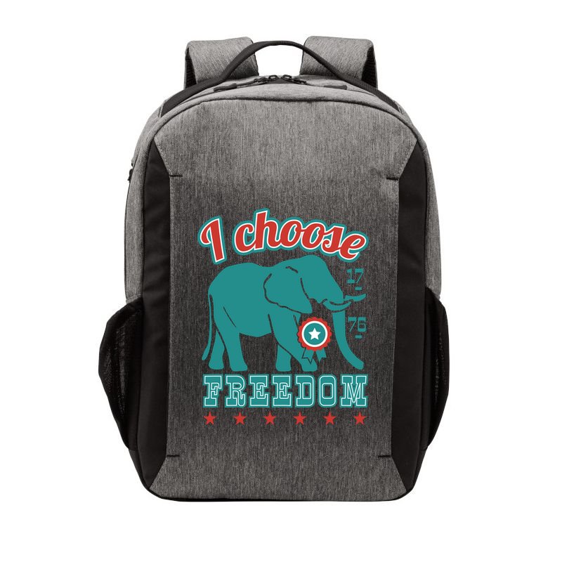 I Choose Freedom Republican Political Vector Backpack