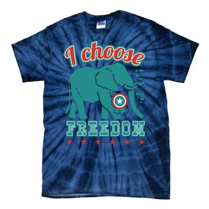 I Choose Freedom Republican Political Tie-Dye T-Shirt