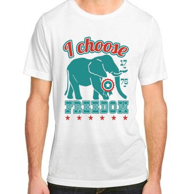 I Choose Freedom Republican Political Adult ChromaSoft Performance T-Shirt