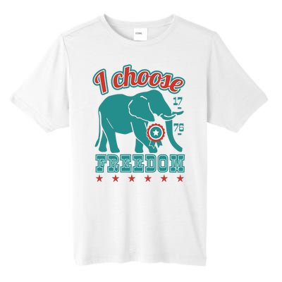 I Choose Freedom Republican Political Tall Fusion ChromaSoft Performance T-Shirt