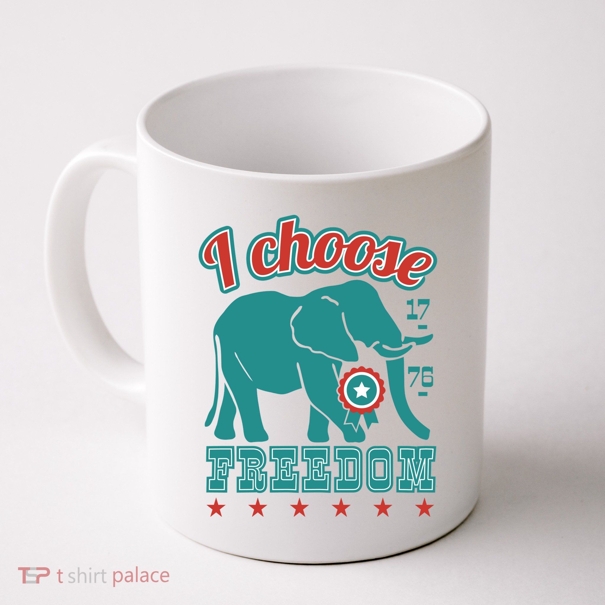 I Choose Freedom Republican Political Coffee Mug