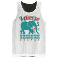 I Choose Freedom Republican Political Mesh Reversible Basketball Jersey Tank