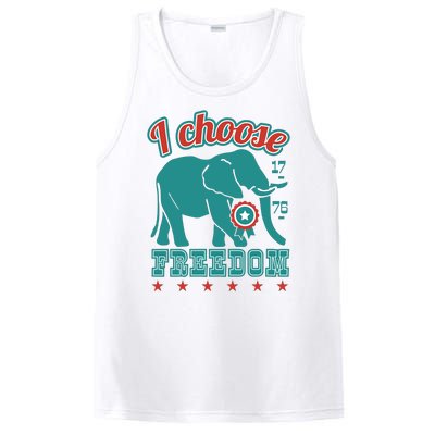 I Choose Freedom Republican Political PosiCharge Competitor Tank