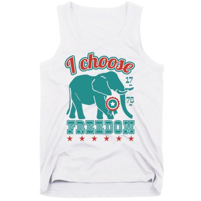 I Choose Freedom Republican Political Tank Top