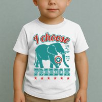 I Choose Freedom Republican Political Toddler T-Shirt