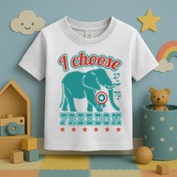I Choose Freedom Republican Political Toddler T-Shirt