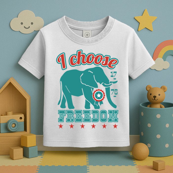 I Choose Freedom Republican Political Toddler T-Shirt