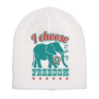 I Choose Freedom Republican Political Short Acrylic Beanie