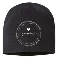 Inspiring Christian Faith Bible Quotes Sustainable Beanie