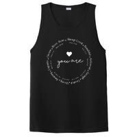 Inspiring Christian Faith Bible Quotes PosiCharge Competitor Tank