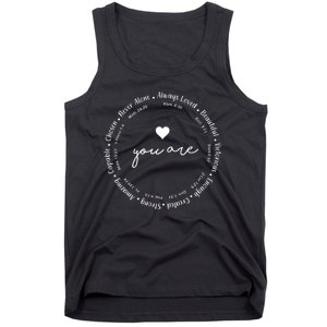 Inspiring Christian Faith Bible Quotes Tank Top