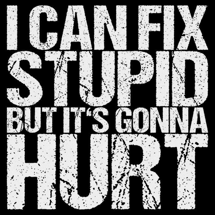 I Can Fix Stupid, But It Will Hurt 16 in Basic Backpack