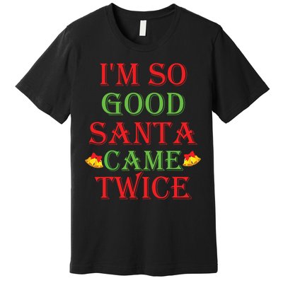 Inappropriate Christmas Funny Xmas Party Gift Premium T-Shirt