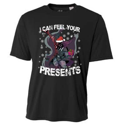 I Can Feel Your Presents Christmas Star Merry Wars Holiday Season Lover Cooling Performance Crew T-Shirt