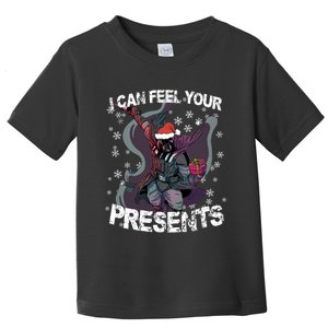 I Can Feel Your Presents Christmas Star Merry Wars Holiday Season Lover Toddler T-Shirt