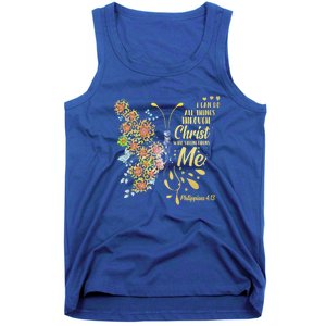 I Cancute Giftdo All Things Through Jesus Who Strengthens Me Cool Gift Tank Top