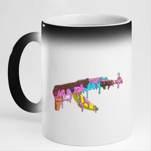 Ice Cream Gun AK47 11oz Black Color Changing Mug