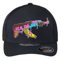 Ice Cream Gun AK47 Flexfit Unipanel Trucker Cap