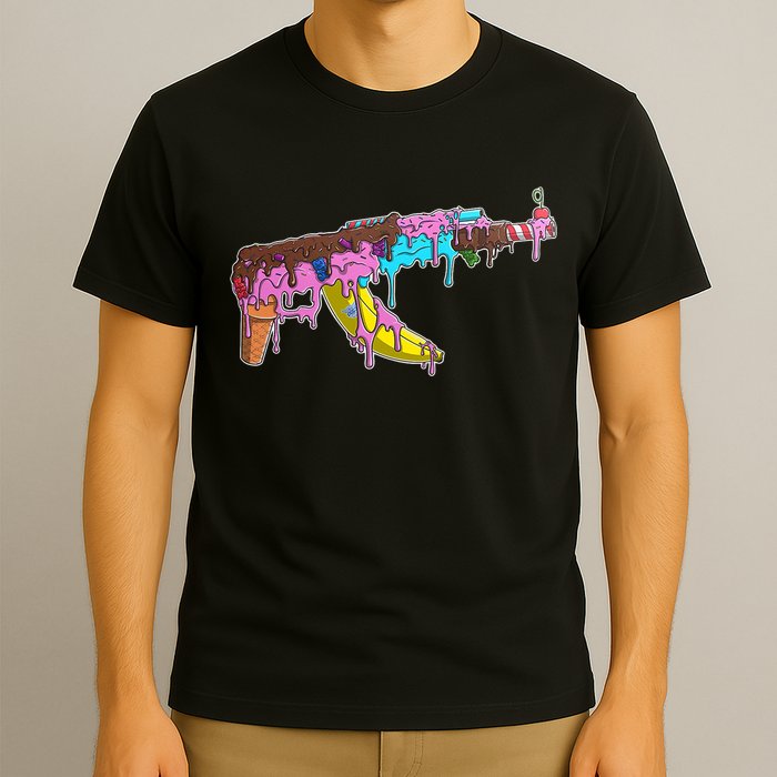 Ice Cream Gun AK47 T-Shirt