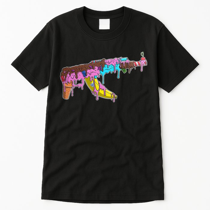 Ice Cream Gun AK47 Tall T-Shirt