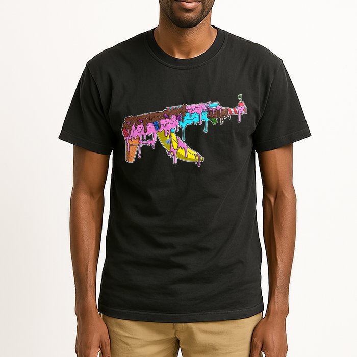 Ice Cream Gun AK47 Tall T-Shirt