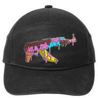 Ice Cream Gun AK47 7-Panel Snapback Hat