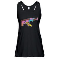 Ice Cream Gun AK47 Ladies Essential Flowy Tank