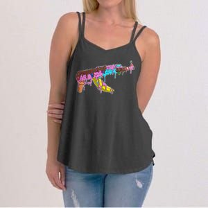 Ice Cream Gun AK47 Women's Strappy Tank