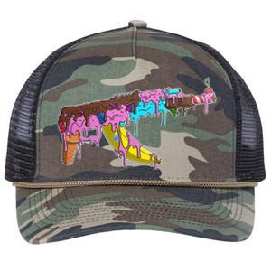 Ice Cream Gun AK47 Retro Rope Trucker Hat Cap