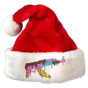 Ice Cream Gun AK47 Premium Christmas Santa Hat