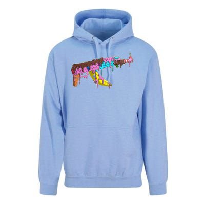 Ice Cream Gun AK47 Unisex Surf Hoodie