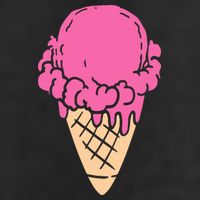 Ice Cream Gift 7 Panel Mesh Trucker Snapback Hat
