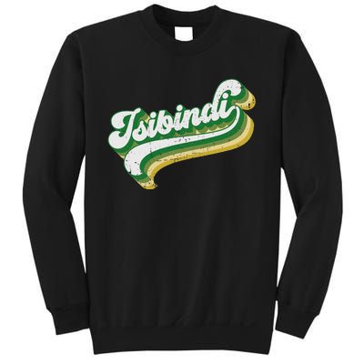 Isibindi Colorful Groovy Retro Style School Spirit Wear Sweatshirt